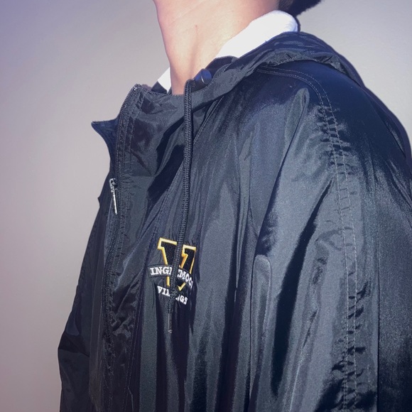 Vintage black half zip windbreaker - Picture 5 of 6